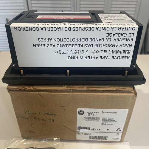 1pc New In Box Allen Bradley 2711-b5a5 Panelview 550 Fr Aab
