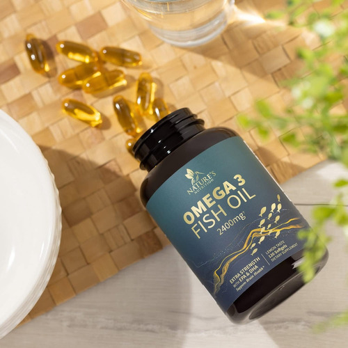 Suplemento En Camsula Blanda Nature's Nutrition Suplemento Omega 3 Aceite De Pescado X 0g