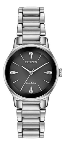 Reloj Citizen Mujer Em0730-57e Axiom Eco-drive Diamonds