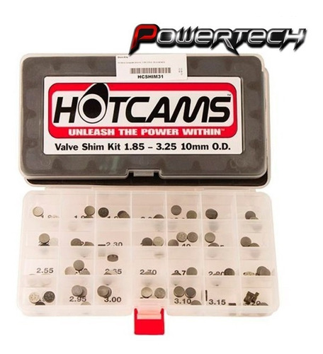 Caja Pastillas De Valvula 10.00mm Hotcams Ktm Adventure Rc8
