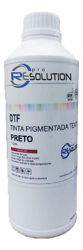 Tinta Para Impressão Em Dtf Preto 1 Litro