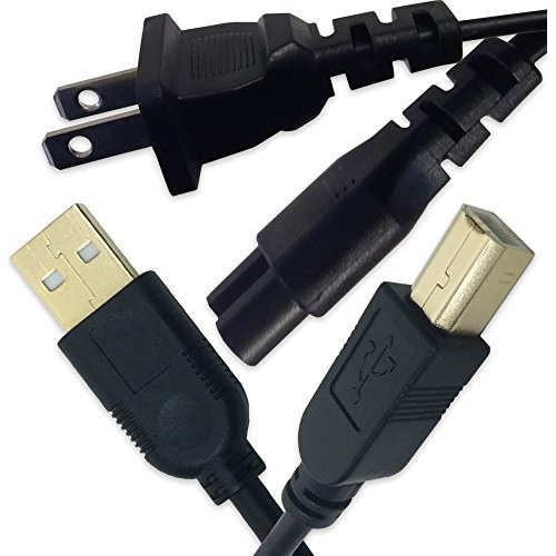 Cable Usb Y Cable De Alimentación Para Epson Xp-420 Xp-430 X