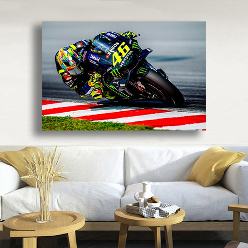 Cuadro Decorativo Moderno Valentino Rossi Motogp 90x60