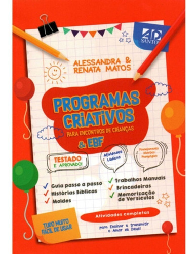 Livro Programas Criativos Para Enc De Criancas E Ebf