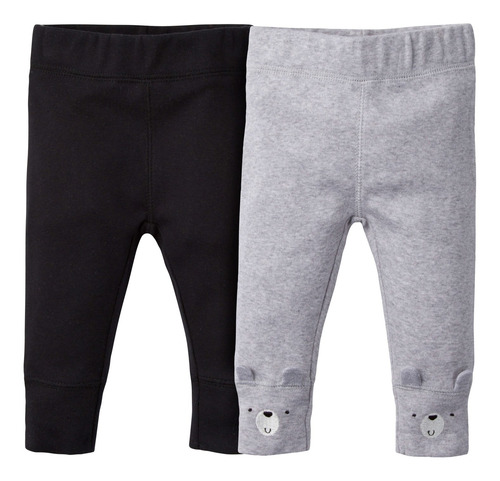 Set X2 Pantalones Gerber Para Niño 0-3, 12, 18 Y 24 Meses 