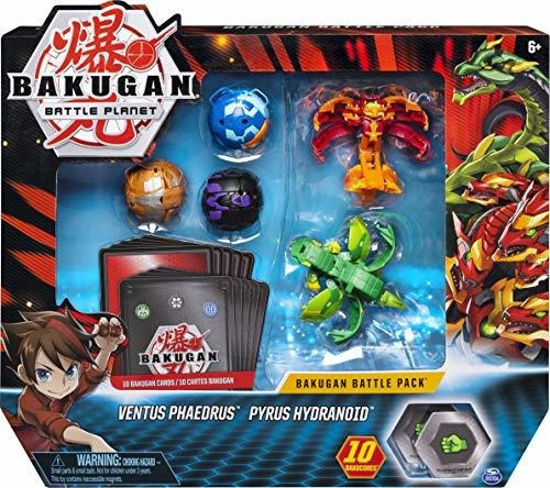 Bakugan 6045132 Packs De Batalla Variados, Multicolor