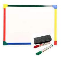 Comprar Pizarra Blanca Magnética 50x70 Cm Escribe, Borra Y Pega