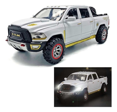 Autos Miniatura De Metal Con Dodge Ram Trx Luces Y Sonido 1: