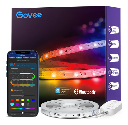 Govee - Tira De Luces Led Inteligentes Rgbic Que Cambian De