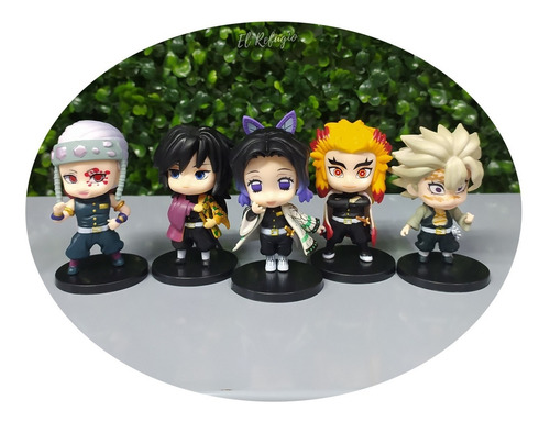 Figura Set X5 Pilares Kimetsu No Yaiba Demon Slayer El Refugio Store Figura Set X5 Pilares Kimetsu No Yaiba Demon Slayer El Refugio Store