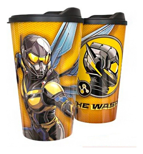 Vaso Plastico Taspa Cafe Wasp Ant Man  Quantumania Marvel 