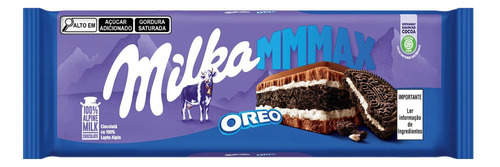 Barra Chocolate Mmmax Milka Oreo 300g