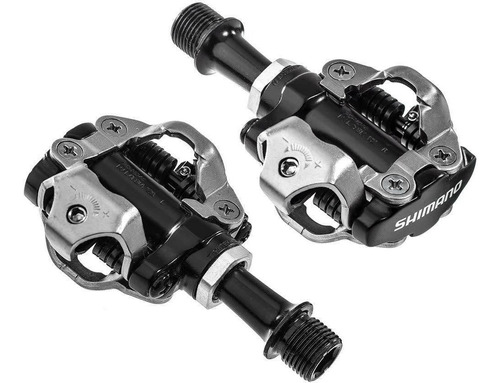 Imagen 1 de 5 de Pedales Automaticos Shimano Pd-m540 Mtb Calas Negros.