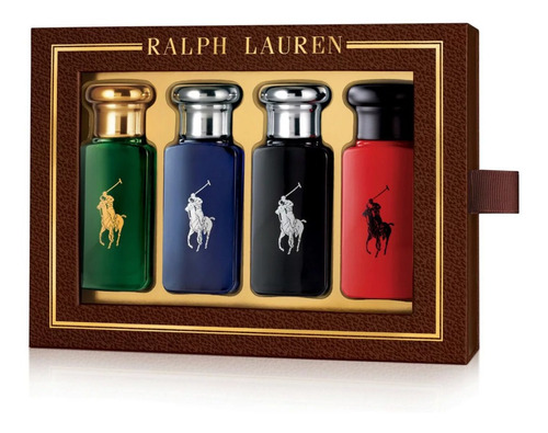 Ralph Lauren World Of Polo 4pc Hombre Edt 30ml -100%original
