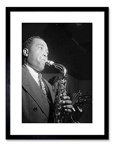 Música Clásico Foto Charlie Parker Música Jazz Sax Legend Fr
