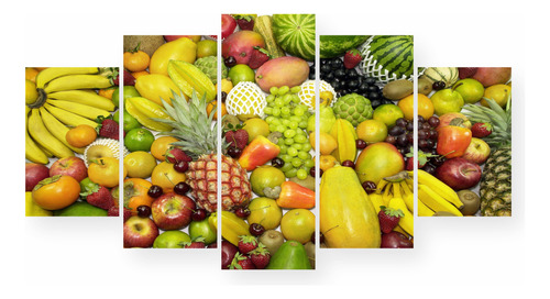 Quadros Decorativos Frutas Legumes Clínica Nutricionista 