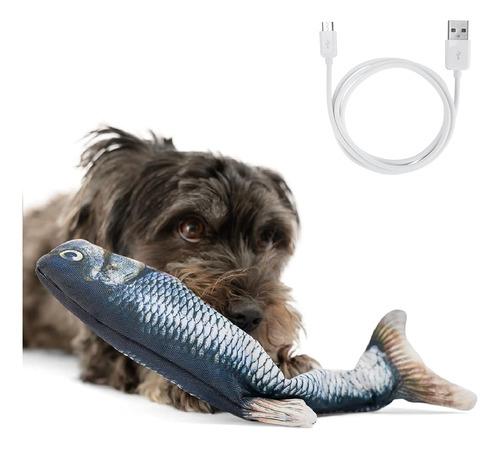 Floppy Fish Dog Toy - Juguete Interactivo Para Perros Con Co