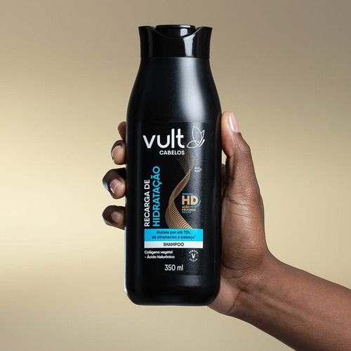 Kit 2 Shampoo Hidratante Recarga De Hidratação Cabelos Vult