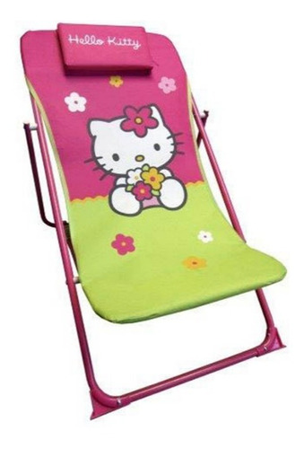 Silla De Playa Reclinable Infantil Hello Kitty Original