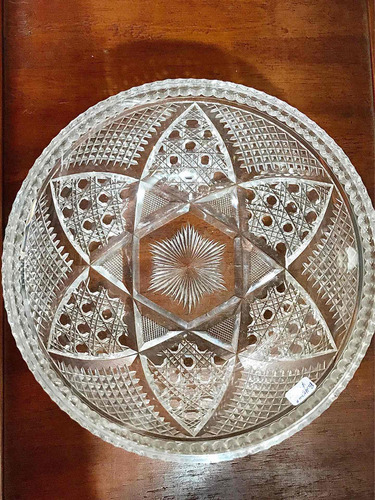 Imagen 3 de 9 de Antiguo Centro De Mesa De Cristal De Bohemia
