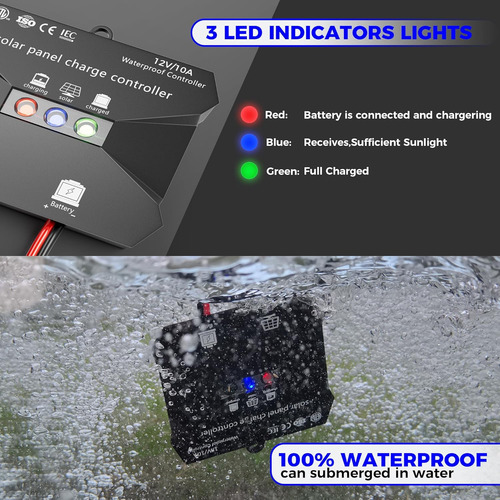 Kit De Panel Solar De 20 W Y 12 V, Soporte De Cargador ...