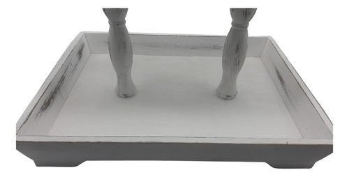 Bandeja Decorativa 2 Niveles Ideal Para Tu Hogar Ak2tt03 Color Beige