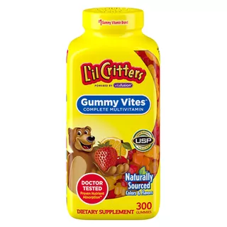Lil Critters Gummy Vites Multivitanimico Niños 300 Gomitas