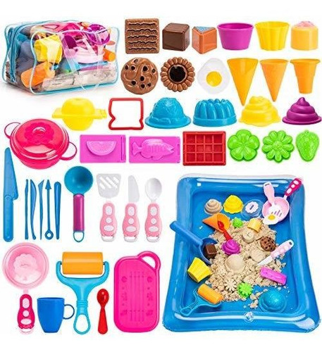 Play Sand Ice Cream Kit 3lbs Magic Sand Food Moldes De ...