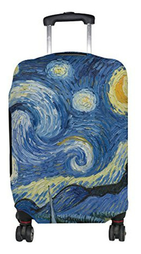 Maleta - My Daily Starry Night Van Gogh Oil Painting Luggage