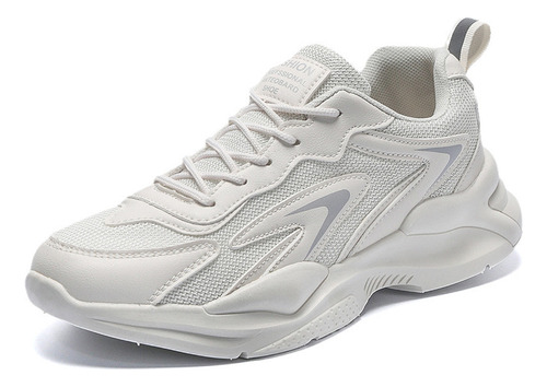 Zapatillas Aire Mesh Para Correr Hombre Originales Blancos B