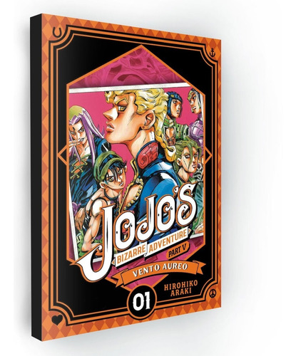 Colección Retablos Jojo's Bizarre A - Vento Aureo.