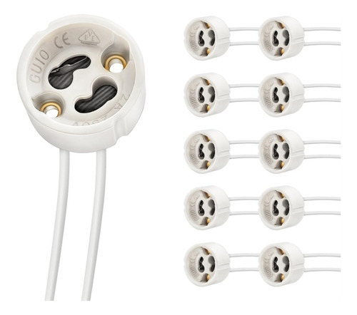 Base Zócalo Soquete Gu10 Conector Para Ampolleta Led X20