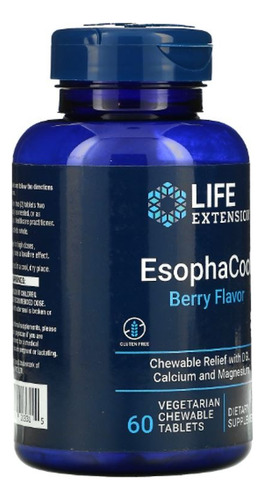 Esophacool 60 Tabs Berry Life Extension Tracto Digestivo Cui