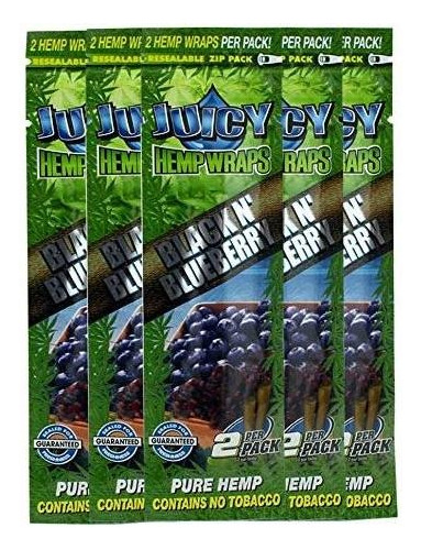 Tubo Y-o Papel Para Armar Juicy Jay Hemp Wraps Black And Blu