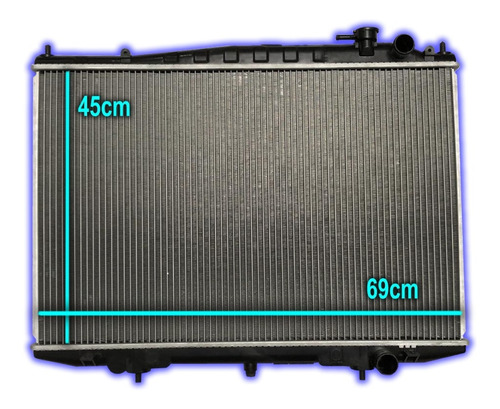 Radiador De Agua Nissan Frontier D22 2.4 N 4x4 C/a - Np300