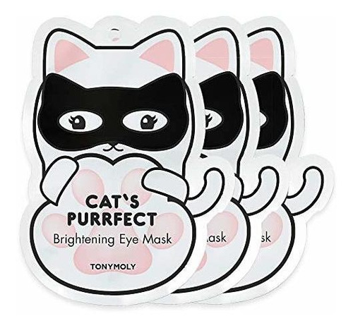 Mascarillas - Tonymoly Cat's Purrfect Brightening Eye Mask, 