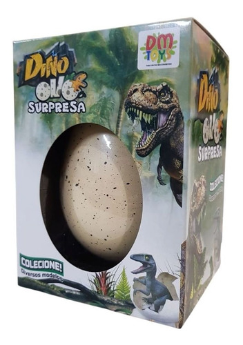 Dino Ovo Surpresa Dm Toys Que Coloca Na Agua Como Funciona