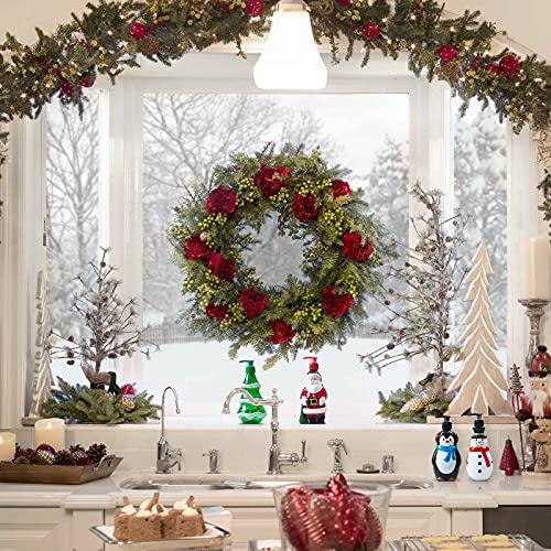 Dispensadores De Jabón Decorativos De Navidad, Botellas Dis