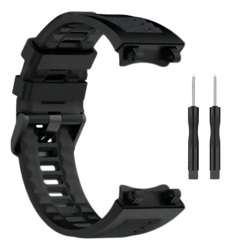 Pulseira E Películas Compatíveis Com Amazfit T-rex 2 A2170 Cor Preto