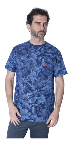 Camiseta Mister Fish Full Print Floral Top