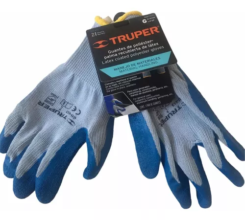 Guantes Jardineria poliester/ Talla 8 - HERRAMIENTAS PARA CULTIVO