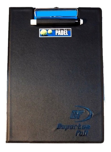 Imagen 2 de 4 de Pizarra Padel Magnetica! Carpeta + Pizarra Doble + Fibron Df