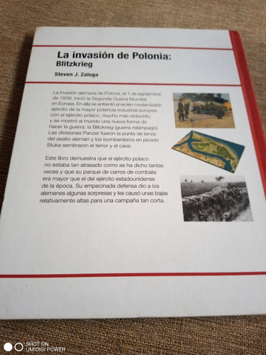 La Invasión De Polonia: Blitzkrieg. Polonia Sep. 1939 Zaloga (Usado)