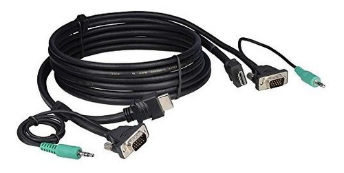 Cable Hibrido De Audio Hdmi Y Vga Liberty (e-hdvam-m) - 10 P