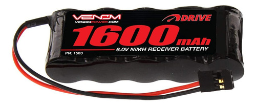Venom 6 V 1600 Mah 5-cell Plana Receptor De Batería Nimh