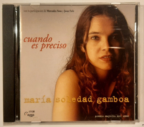 Maria Soledad Gamboa - Cuando Es Preciso - Cd -mercedes So 