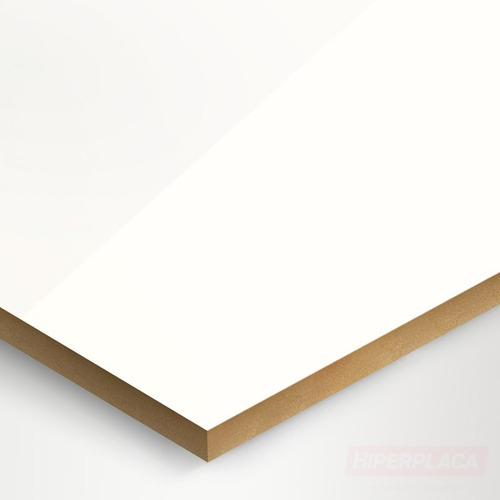 Lamina De Mdf Melamina 2.44x1.83 18mm Blanco 2caras 