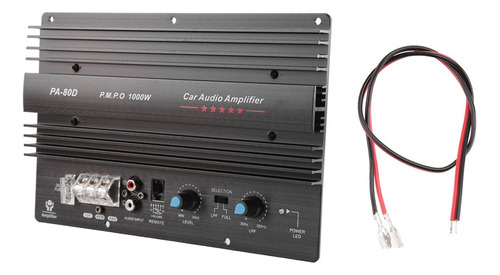 Pa-80d 12v 1000w Coche De Audio Amplificador De Alta Potenci