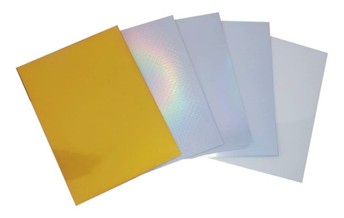 Imagen 2 de 5 de Hojas Pet A4 Inkjet Tarjetas C/pouch X 10 Mod Beam