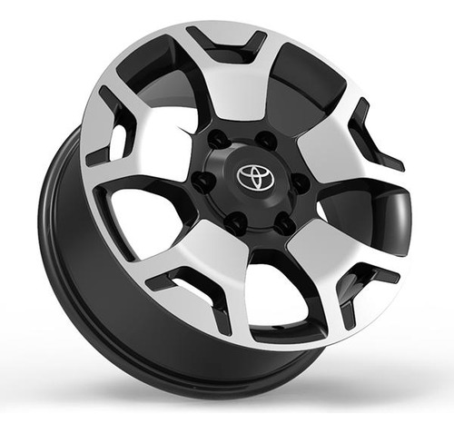 Roda Aro 17 Platinum Nissan Frontier 6x139,7 + Cor Preto Diamantado